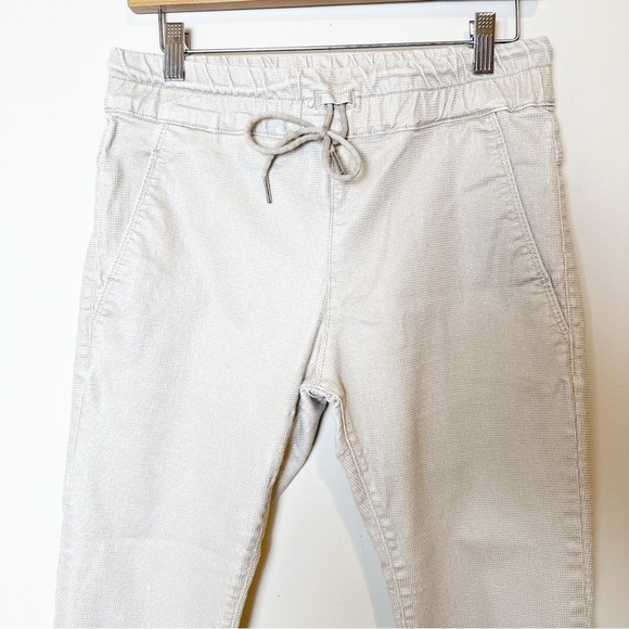 Bevy Flog Shely Metallic Champagne Snake Reptile Print Drawstring Pants 29 - Picture 3 of 13